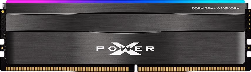 8GB DDR4-3200 Silicon Power XPOWER Zenith RGB DDR4 Gaming UDIMM, PC25600, CL16, 1Gx8, 1.35V, Intel® XMP, Durable aluminum low-profile heat spreader with colorful band of RGB lights