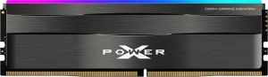 8GB DDR4-3200 Silicon Power XPOWER Zenith RGB DDR4 Gaming UDIMM, PC25600, CL16, 1Gx8, 1.35V, Intel® XMP, Durable aluminum low-profile heat spreader with colorful band of RGB lights thumbnav 1