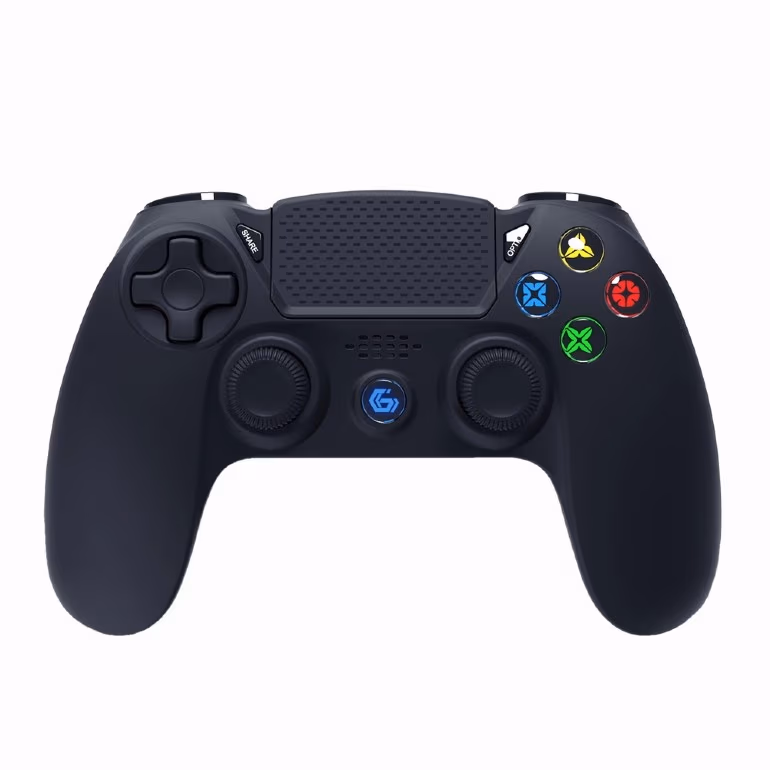 Gembird JPD-PS4BT-01 Wireless game controller for PlayStation 4 or PC, Black 
