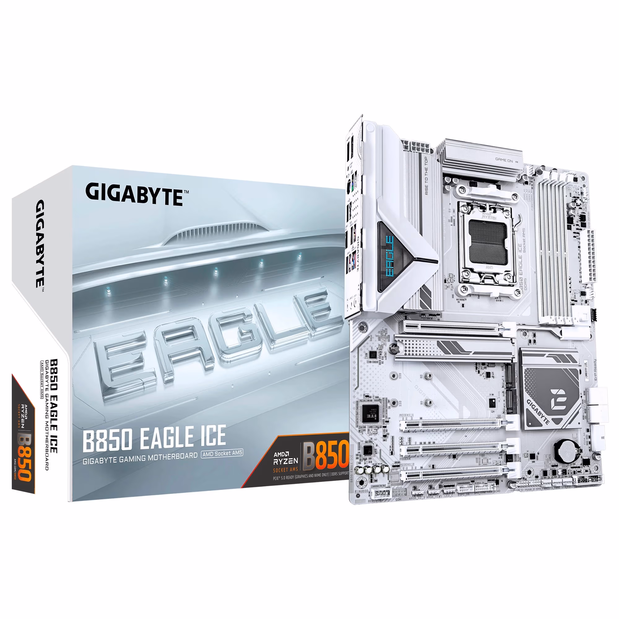 Материнская плата GIGABYTE B850 EAGLE ICE/ AM5 / B850 / DDR5 / ATX