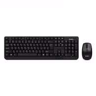 SVEN Comfort 3300 Wireless, Keyboard & Mouse, 2.4GHz , Multimedia Keyboard Standart + Mouse(2+1 keys,1000dpi), Nano receiver, USB, Black, Rus/Ukr/Eng