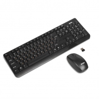 SVEN Comfort 3300 Wireless, Keyboard & Mouse, 2.4GHz , Multimedia Keyboard Standart + Mouse(2+1 keys,1000dpi), Nano receiver, USB, Black, Rus/Ukr/Eng thumbnav 2
