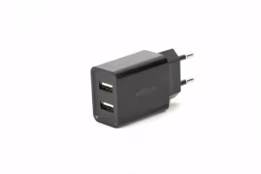 USB Charger  Gembird EG-U2C2A-03-BK, 2-port universal USB charger, 2.1 A, Black