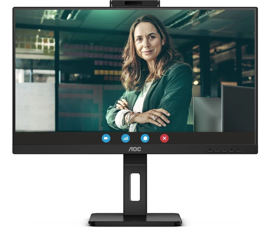 23.8” Monitor AOC 24P3QW Video Conferencing / 4ms / Black