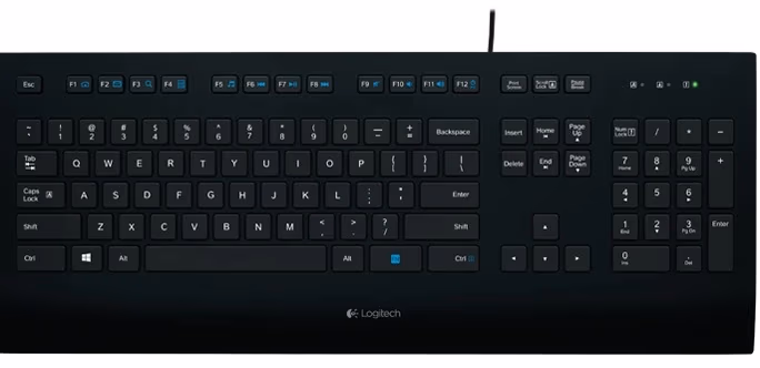 Клавиатура Logitech K280e for Business / USB / Black 