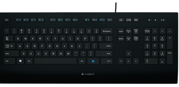 Клавиатура Logitech K280e for Business / USB / Black photo 1