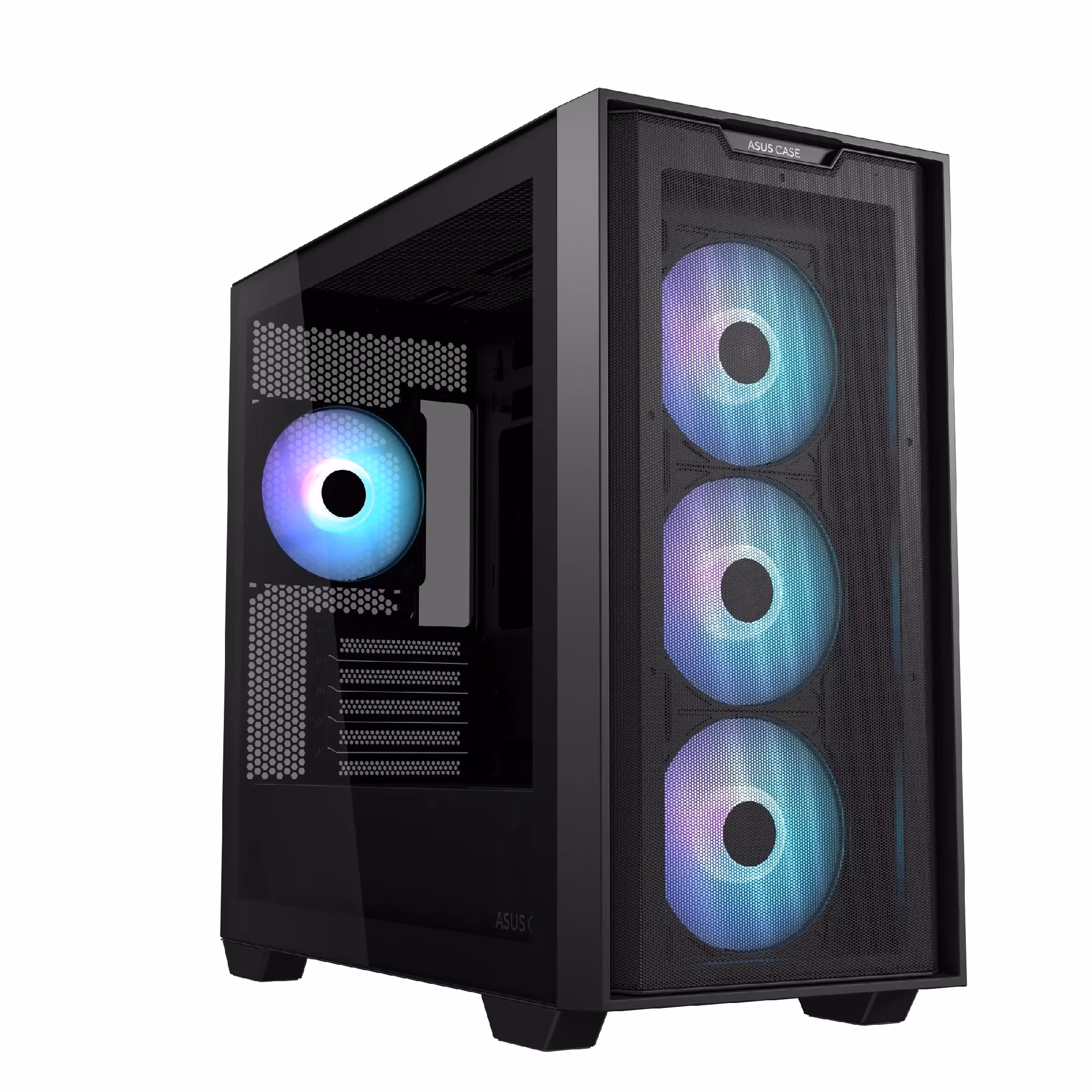 Carcasa ASUS  A21 PLUS/ w/oPSU / 4x120mm ARGB fans/ mATX / Black