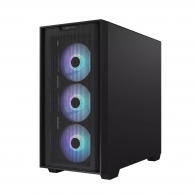 Carcasa ASUS  A21 PLUS/ w/oPSU / 4x120mm ARGB fans/ mATX / Black thumbnav 3