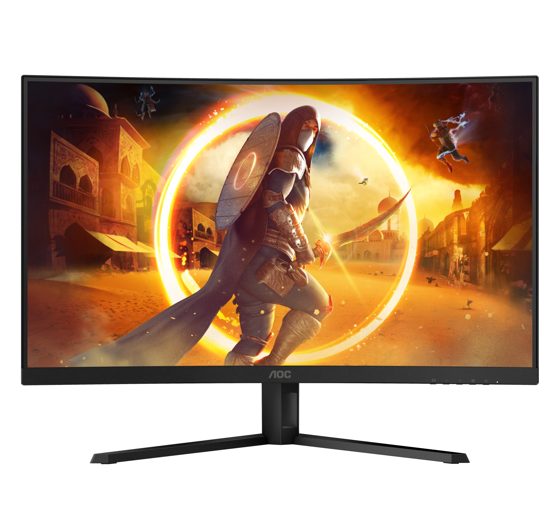 31.5” Monitor Gaming AOC CQ32G4VE/ QHD/ Curved / 0.5ms/ 180Hz/ Black photo 1