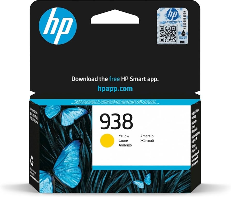 HP 938 (4S6X7PE) Yellow Original Ink Cartridge for HP OfficeJet Pro 9125e, 9135e, 9720, 9730, HP OFFICEJET PRO 9120 ALL-IN-ONE SERIES, 800 p. photo 1 HP 938 (4S6X7PE) Yellow Original Ink Cartridge for HP OfficeJet Pro 9125e, 9135e, 9720, 9730, HP OFFICEJET PRO 9120 ALL-IN-ONE SERIES, 800 p. photo 1