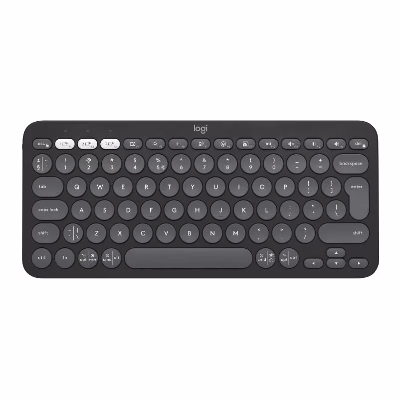 Беспроводная Клавиатура Logitech Pebble Keys2 K380s / Bluetooth / Graphite 