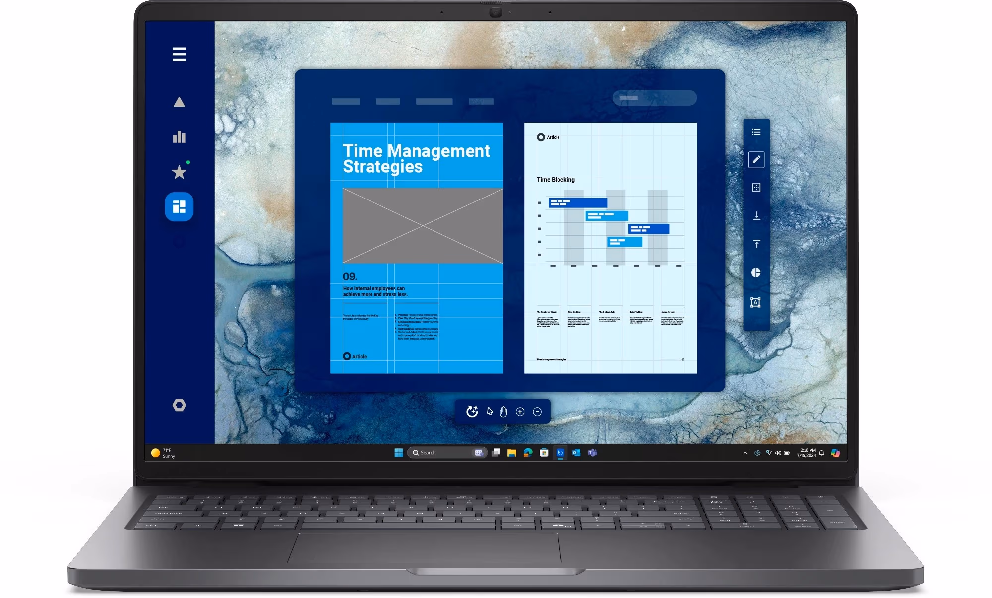 Laptop 16.0” DELL Pro 16/ FHD+/ AMD Ryzen AI 7 350/ 16GB/ 512B SSD/ Win11Pro 