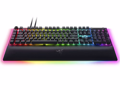Tastatura gaming Razer Keyboard Mechanical BlackWidow V4 Pro (Yellow Switch) UK Layout 
