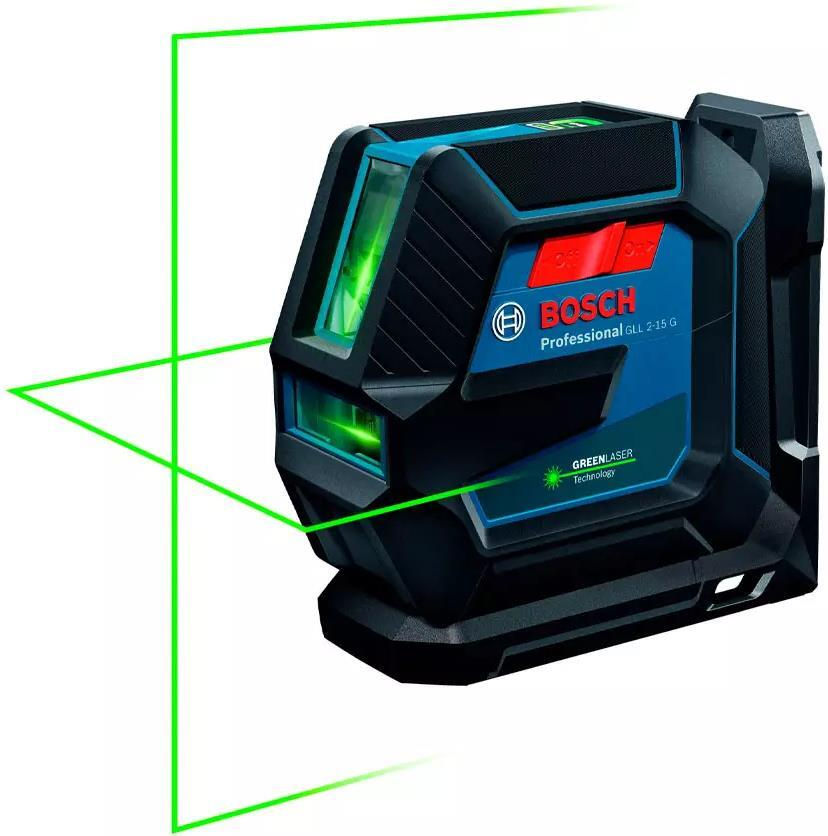 Лазерный линейный нивелир Bosch GLL 2-15 G, 0601063W02 photo 1