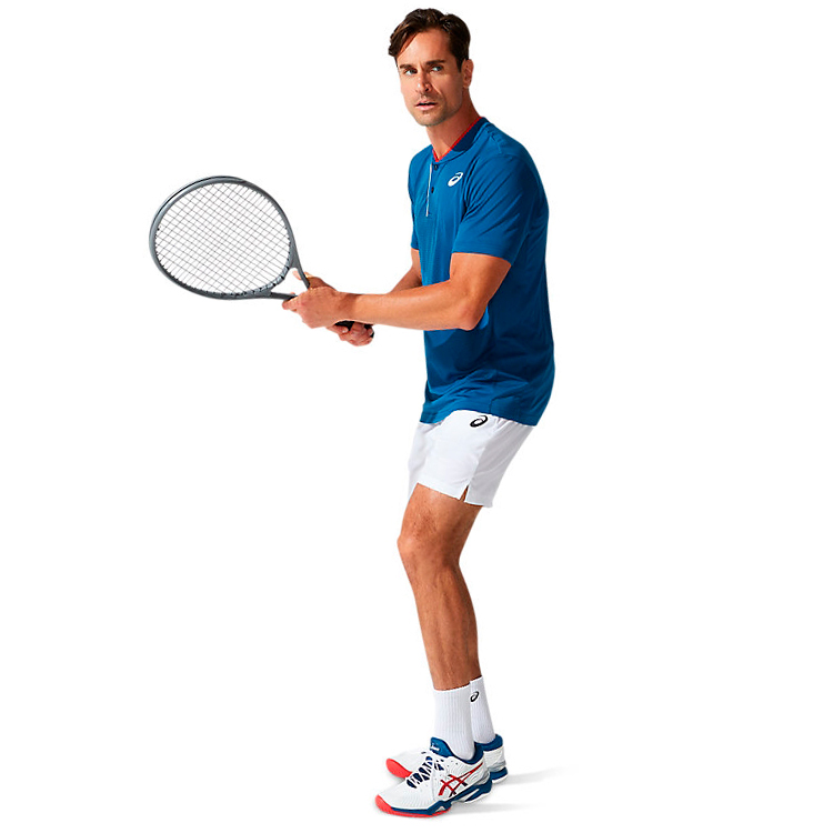 Мужские Поло Asics COURT M GPX POLO L Синий photo 6