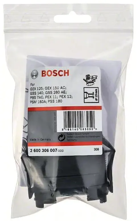 Насадка для пылеудаления Bosch GEX, 2600306007 Пластик  photo 2