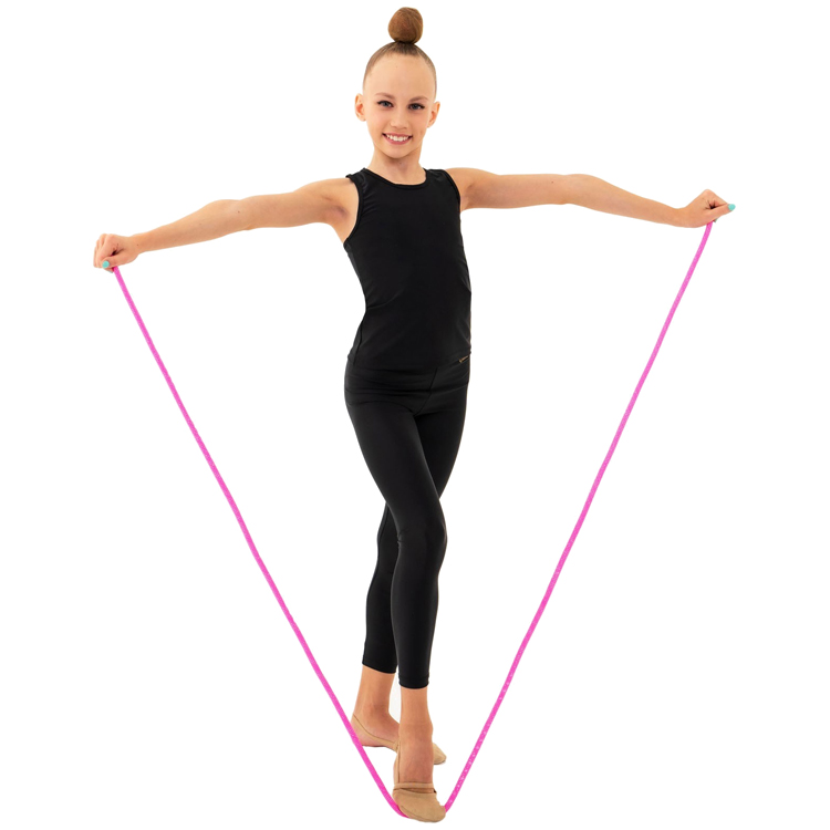 Гимнастическая скакалка 4483707 Grace Dance, Розовый photo 3