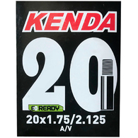 Велосипедная камера KENDA 20x1.75-2.125, 47/57-406 A/V thumbnav 1