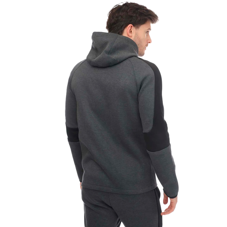 Hanorac pt bărbați Puma EVOSTRIPE Core FZ Hoodie S Gri photo 5