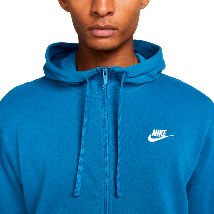 Hanorac pt bărbați Nike M NSW CLUB HOODIE FZ FT XL Albastru photo 2