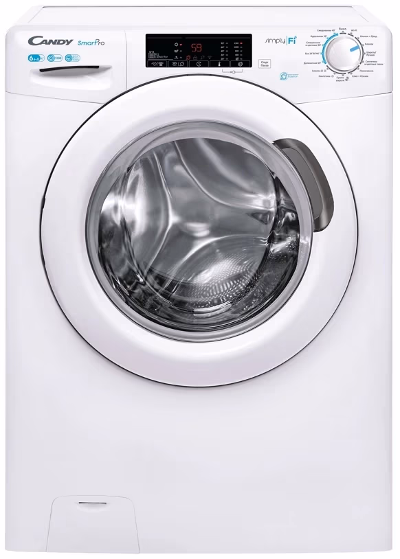 Стиральная машина с сушкой Candy CSOW41364T207, 6 кг, 1300 об/мин, B, Белый