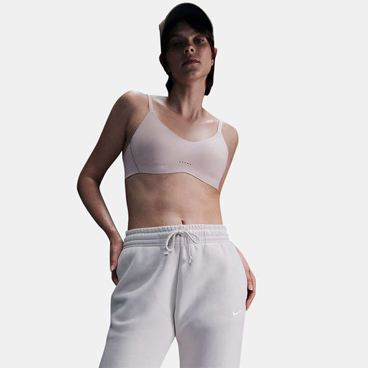 Bra sportive Nike W NK ALATE MINIMALIST LS BRA / Femei / S / Liliac photo 2