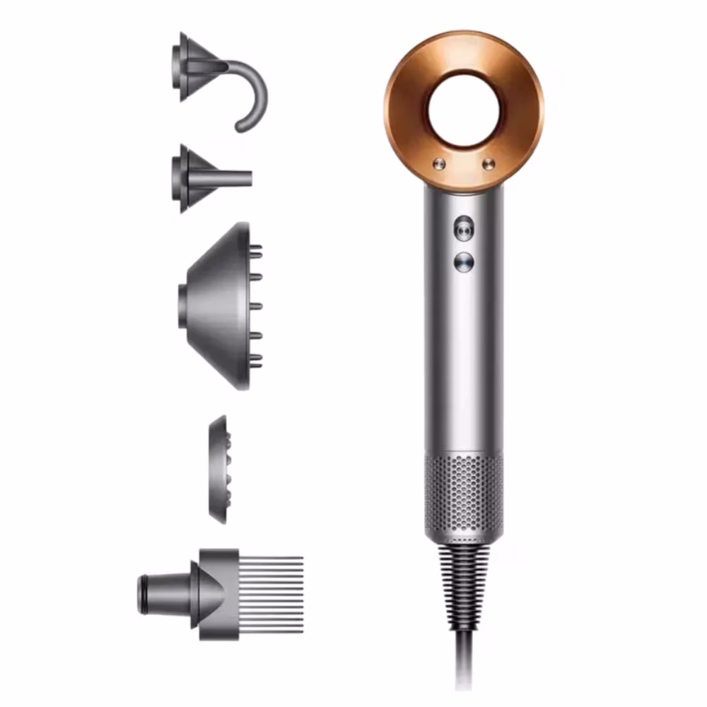 Uscator de par Dyson HD07 Supersonic Bright Nickel/Bright Copper 