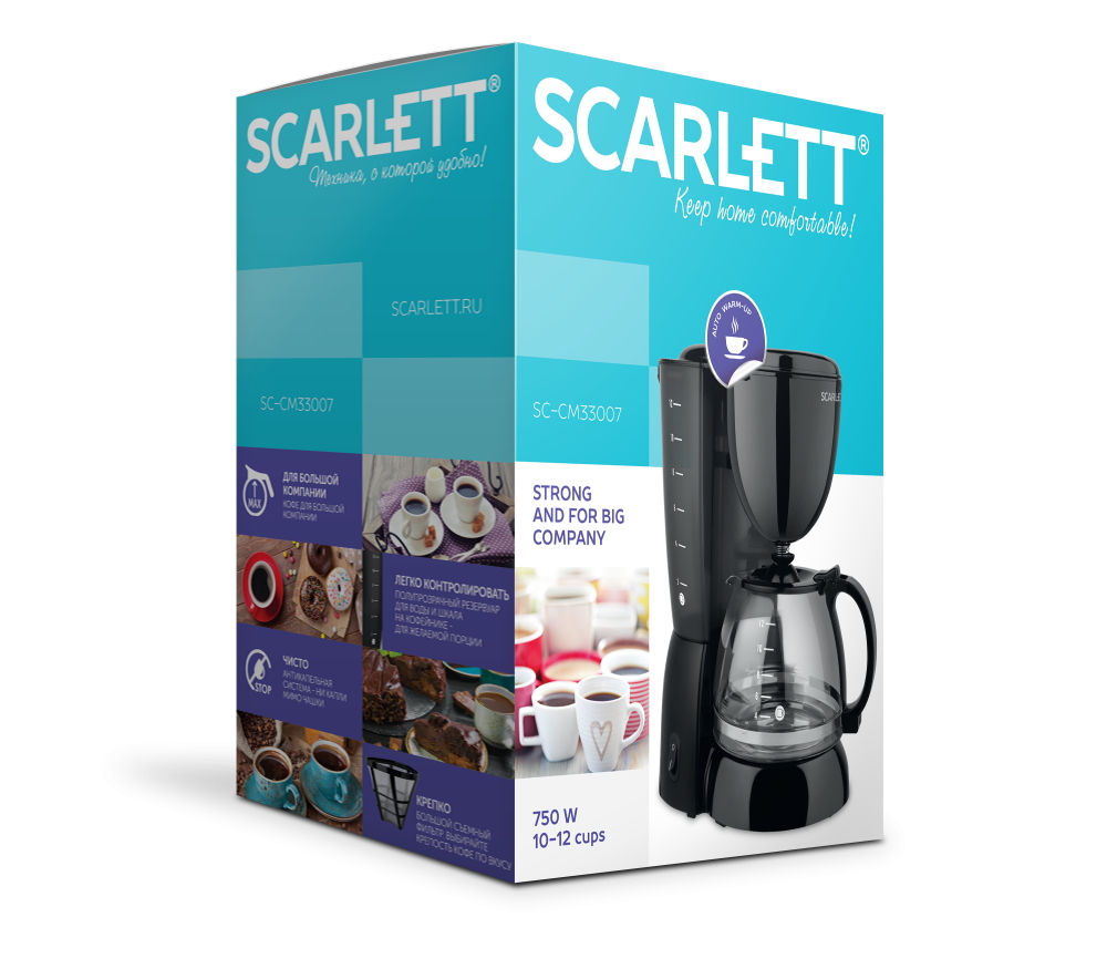 Кофеварка Scarlett  SCCM33007 photo 2
