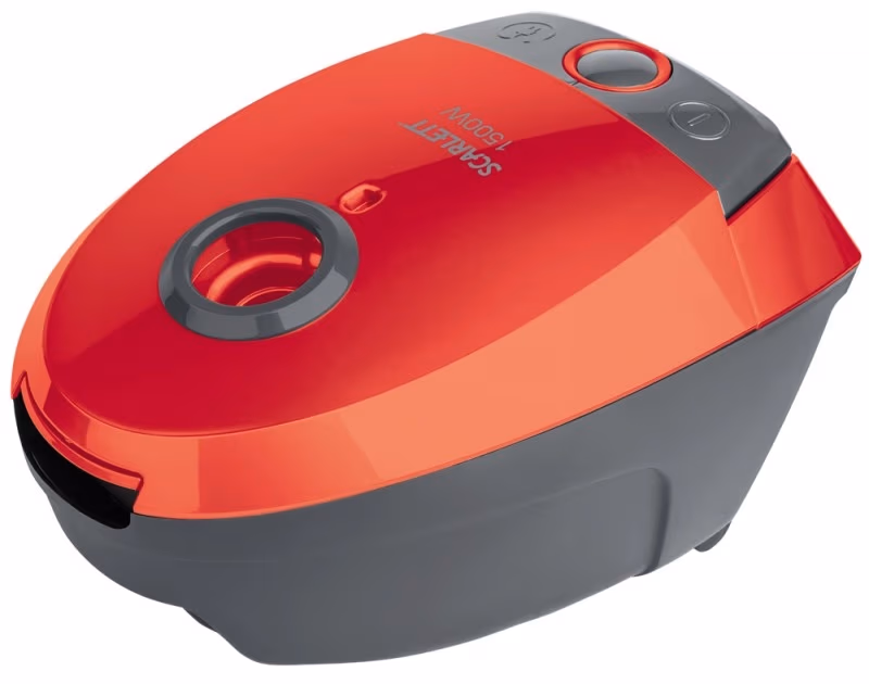 Пылесос с мешком Scarlett SCVC80B07, 1500 Вт, Красный