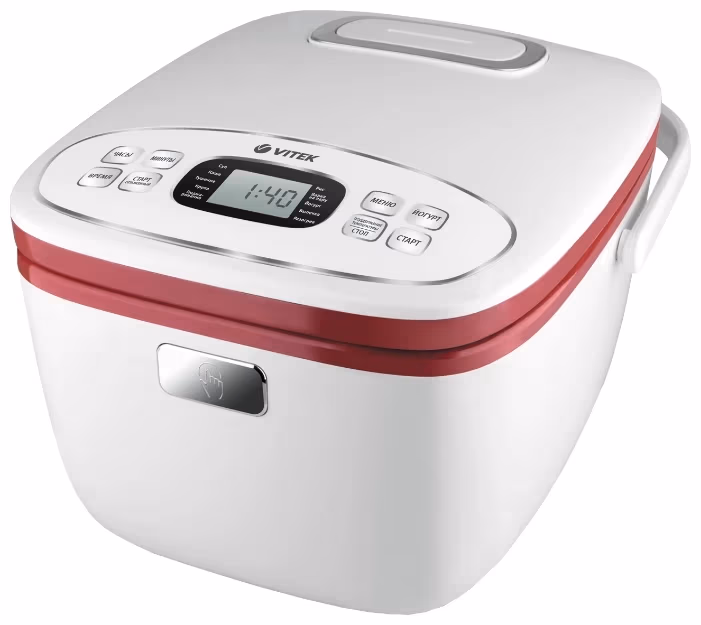 Мультиварка Vitek VT-4207 R, 5 л, 800 Вт, 10 программ, Белый