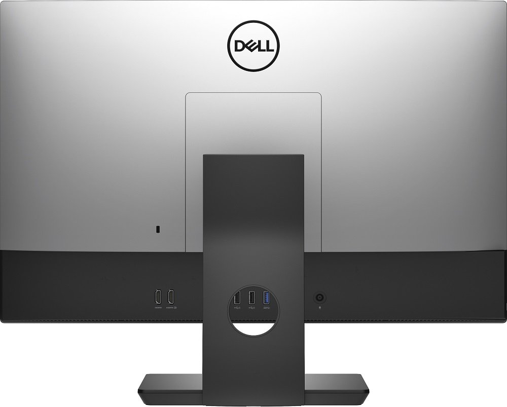 All-in-One PC - 23.8" DELL Inspiron 5477 FHD IPS Infinity non-Touch, Intel® Core® i3-8100T up to 3.1GHz, 8GB DDR4, 1TB HDD, Intel® UHD 630 Graphics, USB-C, Articulating Stand, FHD cam, Wi-Fi-AC/BT4.1, KM636 Wireless KB&MS, Ubuntu, Black photo 1