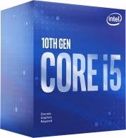 Intel® Core™ i5-10400F, S1200, 2.9-4.3GHz (6C/12T), 12MB Cache, No Integrated GPU, 14nm 65W, Box