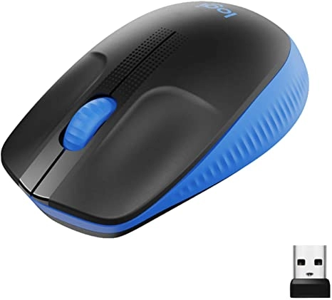 Logitech Wireless Mouse M190 Full-size - BLUE - 2.4GHZ - EMEA - M190