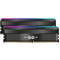 16GB (Kit 2*8GB) DDR4-3200 Silicon Power XPOWER Zenith RGB DDR4 Gaming UDIMM, PC25600, CL16, 1Gx8, 1.35V, Intel® XMP, Durable aluminum low-profile heat spreader with a colorful band of RGB lights thumbnav 1