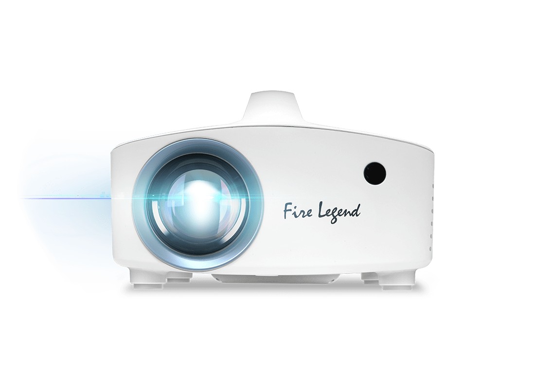 FHD Projector  AOPEN (by Acer) QF13 (MR.JWD11.001), DLP, 1920x1080, 1000:1, 280 ANSI lm, 30000hrs (Eco), USB, Audio Line-out, HDMI, 3W Mono Speaker, White, 2.6kg photo 1