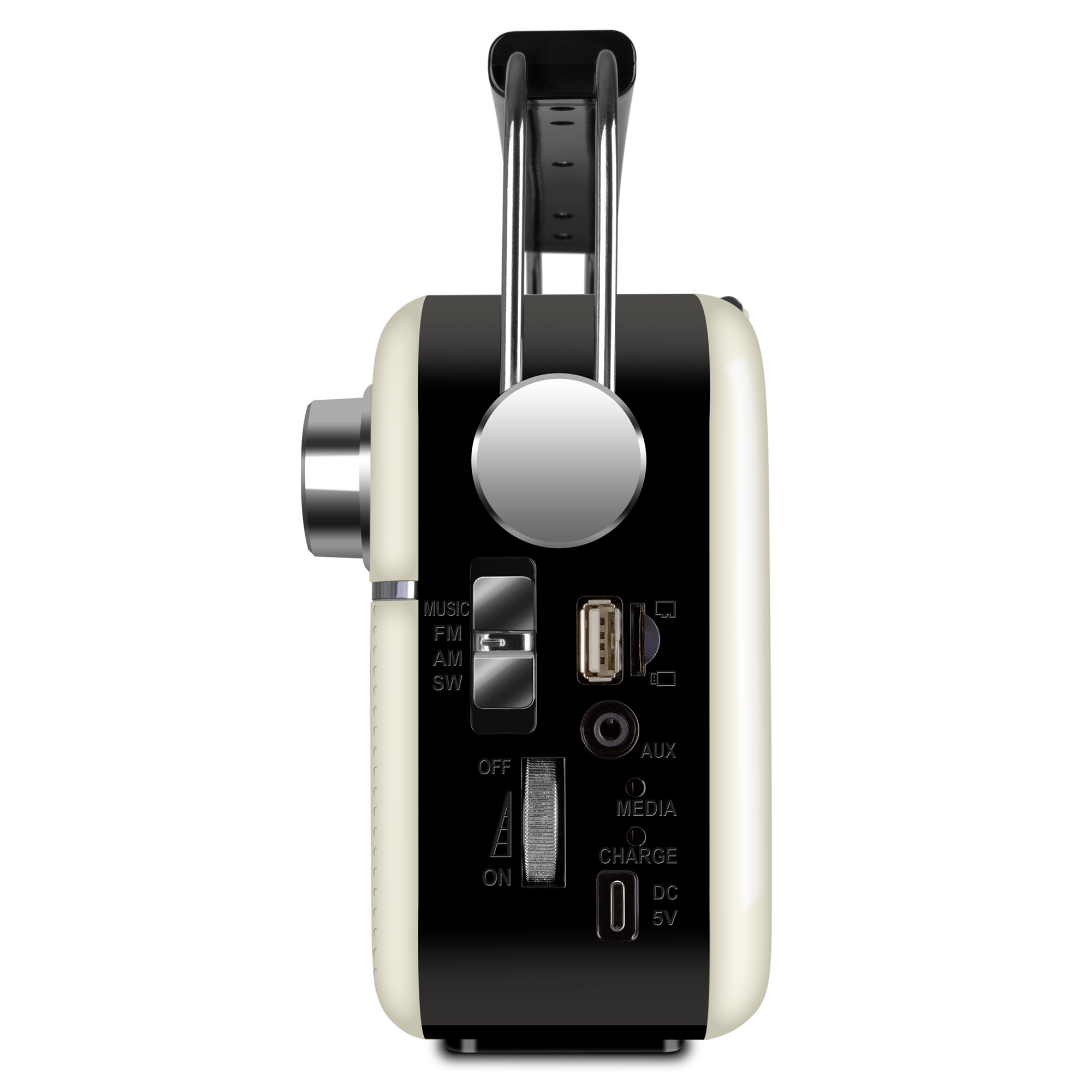 Boxa portabila SVEN SRP-505, White / 3W / Bluetooth / FM/AM/SW Radio / USB / microSD photo 2