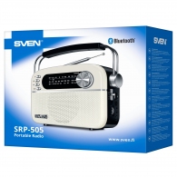 Boxa portabila SVEN SRP-505, White / 3W / Bluetooth / FM/AM/SW Radio / USB / microSD thumbnav 6