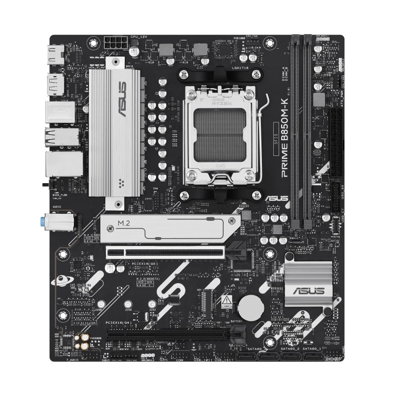Материнская плата ASUS PRIME B850M-K/ AM5 / B850 / DDR5 / mATX photo 2