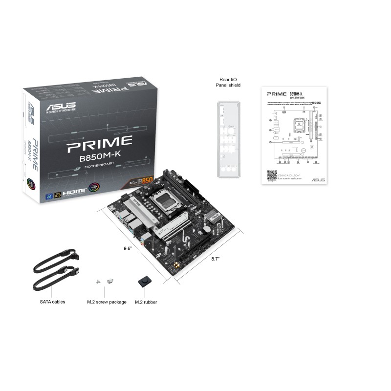 Материнская плата ASUS PRIME B850M-K/ AM5 / B850 / DDR5 / mATX photo 6