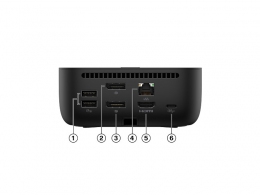 HP USB-C 100W G6 Dock (9X3V1UT) thumbnav 4