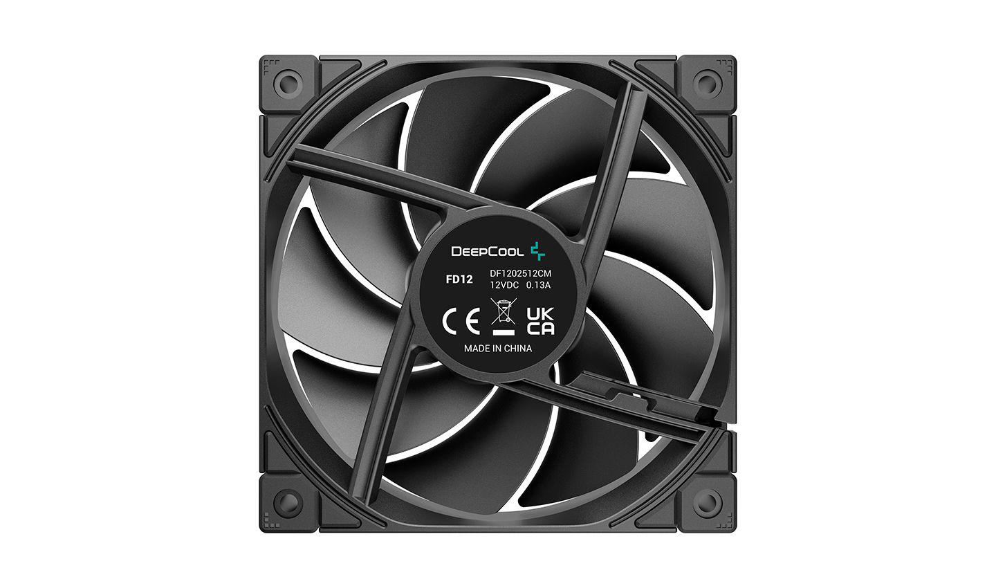 Кулер для корпуса DEEPCOOL FD12/ 120mm/ 400~2050 RPM/ <27.6dB(A)/ 64.2CFM photo 3
