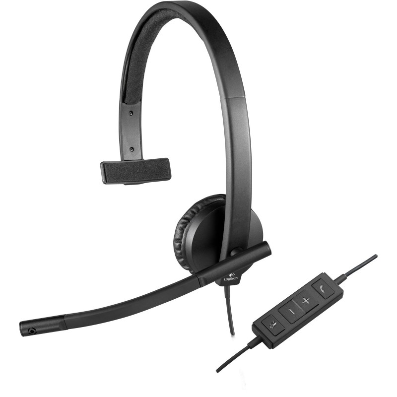 Наушники Logitech H570e / Mono / Black photo 1