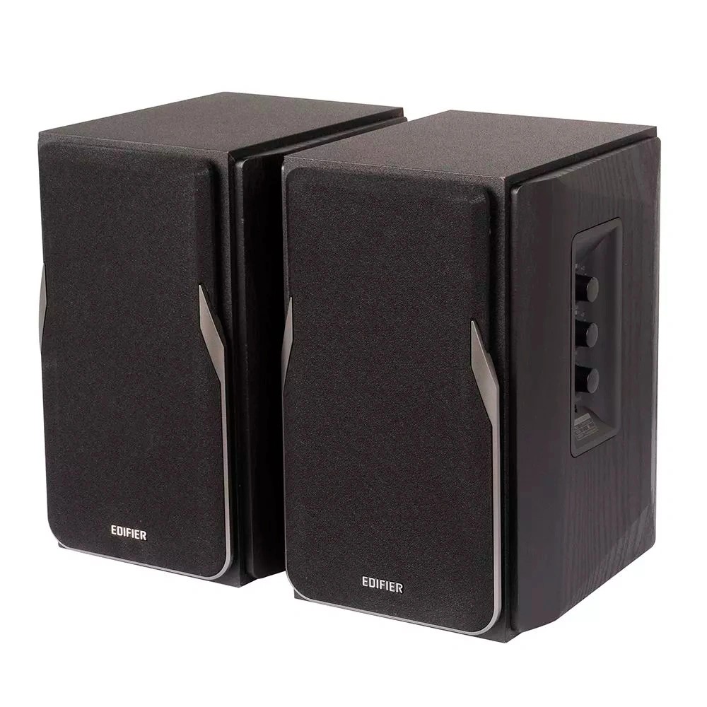 Boxe Edifier R1380DB Black / 42W RMS / 2x RCA / optical / coaxial / AUX / remote control / wooden / (4”+1”) photo 1