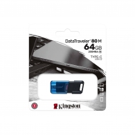 Флеш-накопитель USB-С Kingston DataTraveler 80M / 64ГБ / 200 MByte/s thumbnav 3