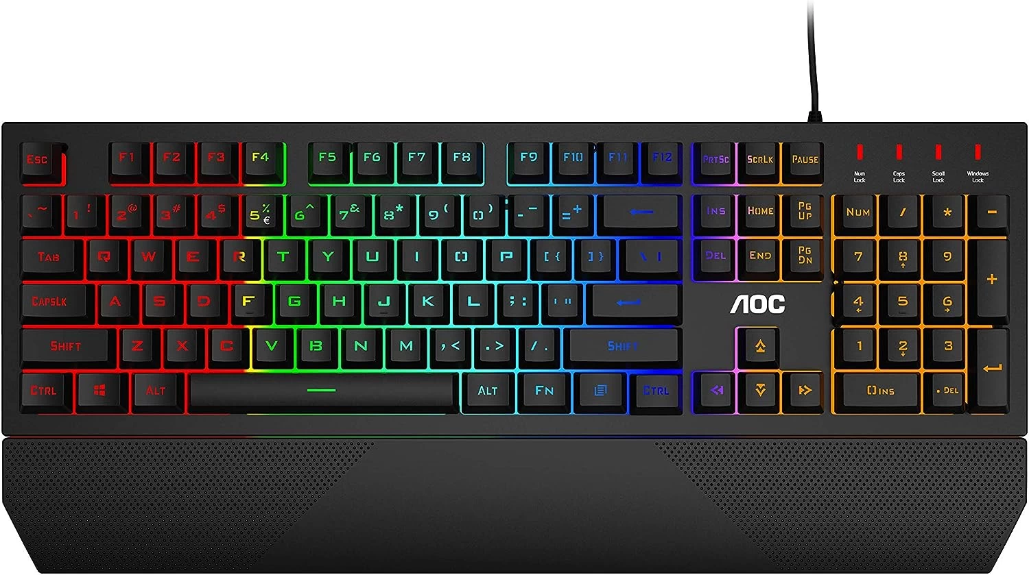 Tastatura AOC GK200 / Backlight (RGB) / Black