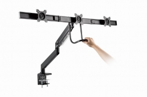 Регулируемый настольный кронштейн на 3 монитора 13”-27”, Gembird MA-DA3-03 thumbnav 5