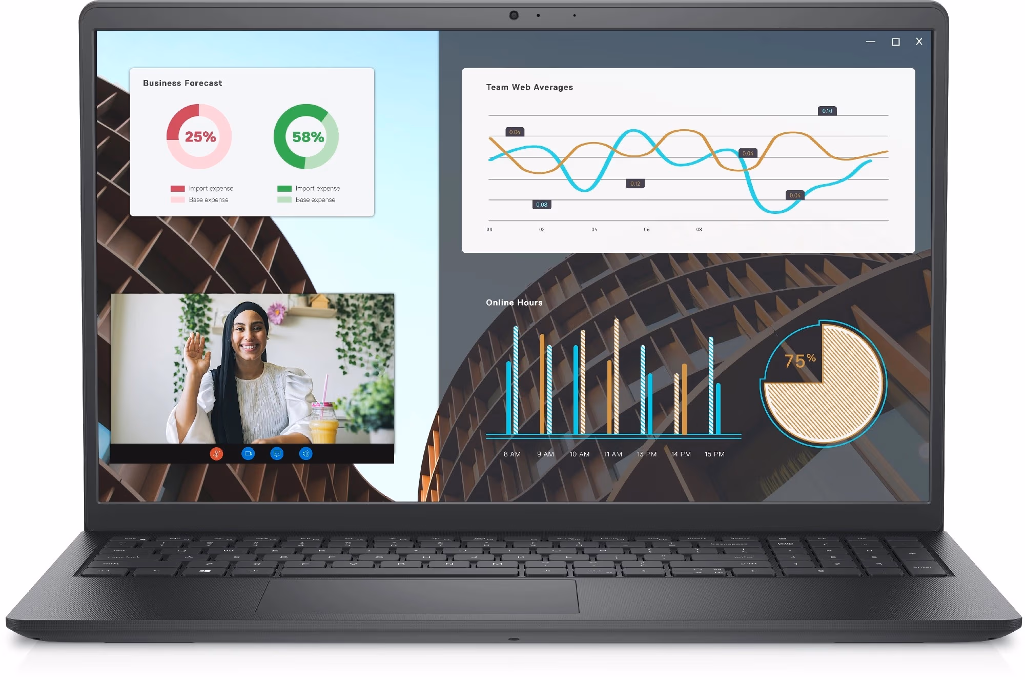 Ноутбук 15.6” Dell Vostro 15 3000 (3530)/ Intel Core i5-1335U/ 8GB/ 512GB SSD/ Carbon Black