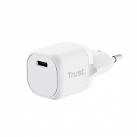 Trust Maxo Ultra-small 20W USB-C Wall Charger with PD, USB PD 3.0 + PPS, White thumbnav 1