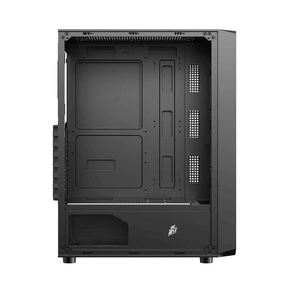 Carcasa Gaming 1STPLAYER FD3 / w/oPSU / Side-Window / 6x120mm / ATX / Black photo 6
