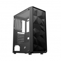Carcasa Gaming 1STPLAYER FD3 / w/oPSU / Side-Window / 6x120mm / ATX / Black thumbnav 5